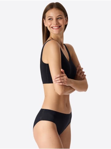 Schiesser Tai-Slip Invisible Soft Lace in schwarz,burgund