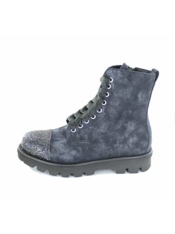 NO CLAIM Schnürstiefelette in blau