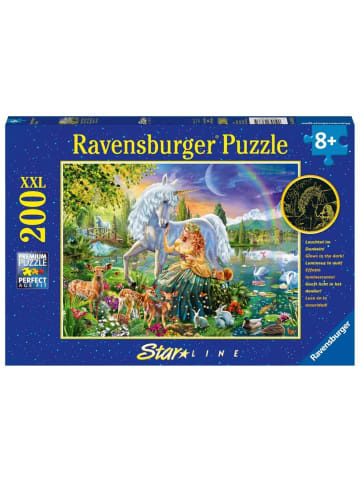 Ravensburger Ravensburger Kinderpuzzle - 13673 Magische Begegnung - Einhorn-Leuchtpuzzle...