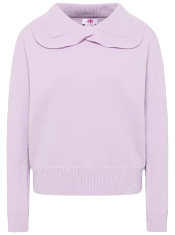myMo Strickpullover in Hellviolett