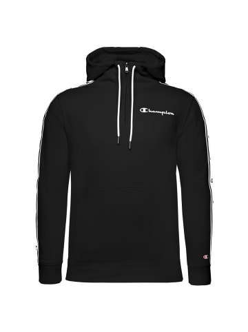 Champion Kapuzenpullover Hooded Half Zip in schwarz