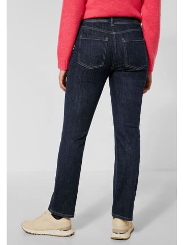 Street One Jeans in dark blue rinsed wash