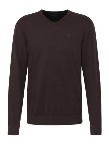 Bugatti Pullover V-Ausschnitt in braun