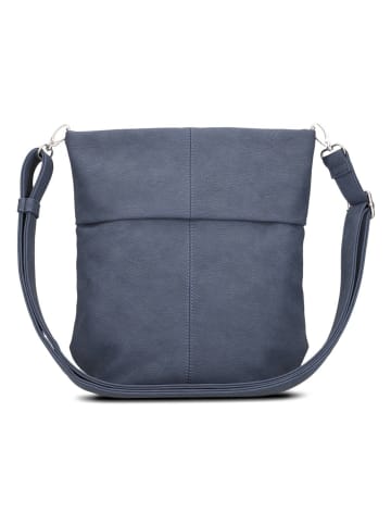 Zwei Mademoiselle.M Schultertasche 27 cm nubuk blue