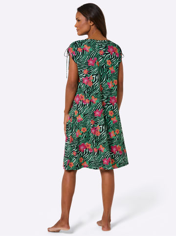 WITT WEIDEN Sommerkleid in schwarz-apfel-bedruckt