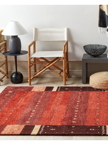 Beliani Kurzflor SINANLI in Rot/Orange/Gelb - (W) 160 x (H) 1.6 x (L) 230 cm