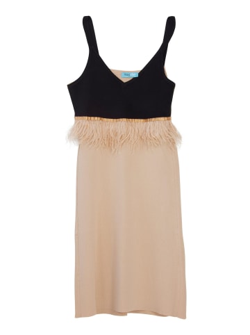 TOOCHE Kleid "Federkleid" in beige