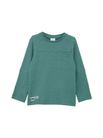 s.Oliver T-Shirt langarm in Petrol