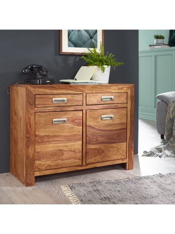 KADIMA DESIGN Sideboard | Sheesham, 90cm, 2 Schubladen, 2 Türen