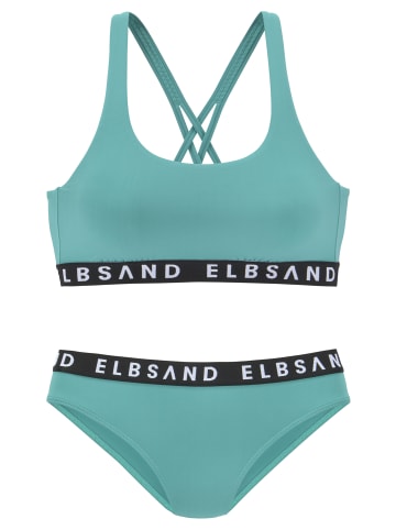 ELBSAND Bustier-Bikini in mint