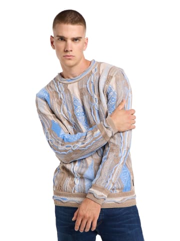 Carlo Colucci Strickpullover Ersini in Hellblau