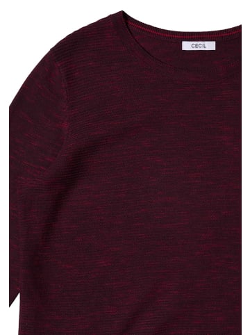Cecil Strukturpullover in Rot