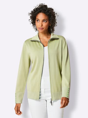 creation L Feinstrickjacke in pistazie
