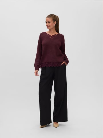 Vero Moda Strickpullover in Winetasting