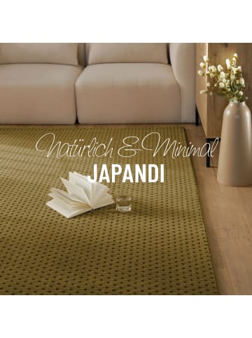 Wecon Home Wollteppich Castello THREE in olivgrün