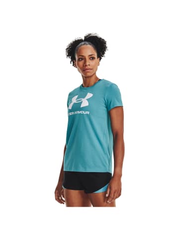 Under Armour Trainingsshirt Sportstyle Graphic in hellblau