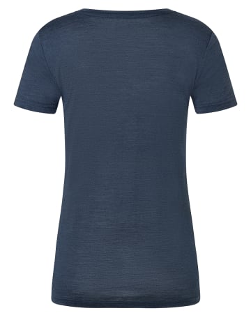 super.natural Merino T-Shirt in blau