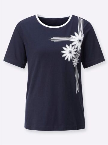 WITT WEIDEN Kurzarmshirt in marine