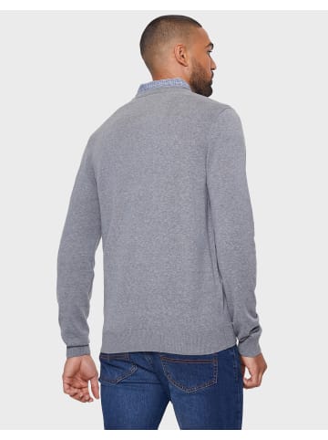 Threadbare Strickpullover Gibbs in Grau