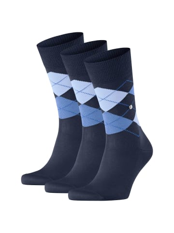 Burlington Socken 3er Pack in Blau