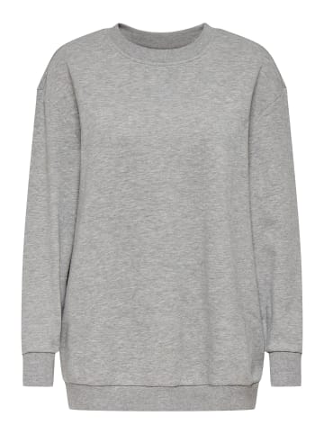 JDY Sweatshirt in Light Grey Melange