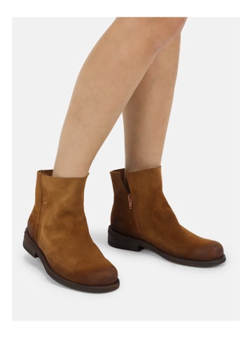 Felmini Wide Fit Stiefelette GREDO Cognac