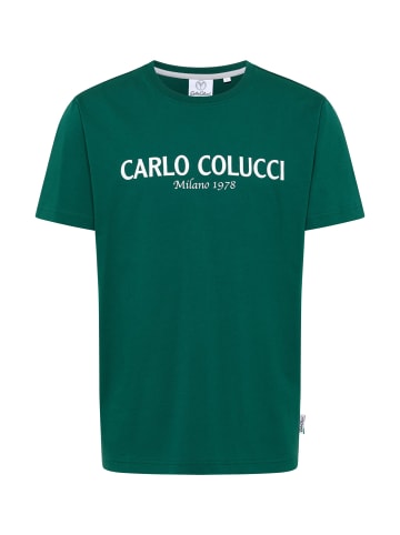 Carlo Colucci T-Shirt di Comun in Grün