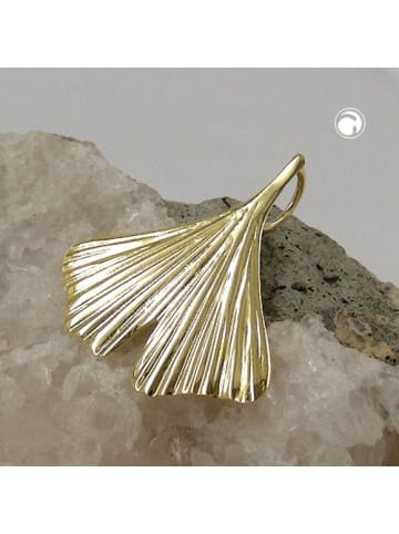 Gallay Anhänger 20mm 9Kt GOLD in gold