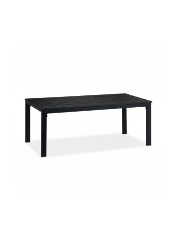 relaxdays Gartentisch in Schwarz - (B)98 x  (H)39 x (T)48 cm