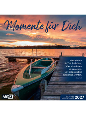 Ackermann Kunstverlag Kalender - Momente für Dich Kalender 2027 - 30x30 - Art12