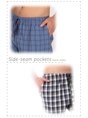 SLOUCHER Webhose in navy_streifen