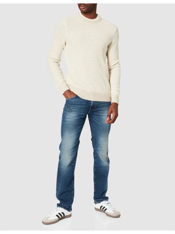 BOSS Rundhalspullover für Herren in creme