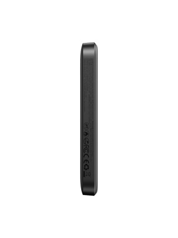 Mcdodo Powerbank Mini 5000 mAh USB-A USB-C induktiv 20W + USB-C/USB-C-Kabel schwarz