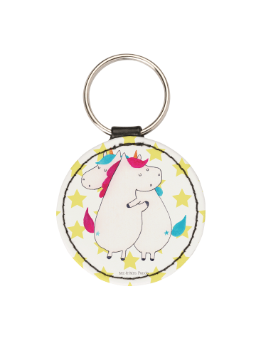 Mr. & Mrs. Panda Anhänger Einhörner Umarmen ohne Spruch in Weiß