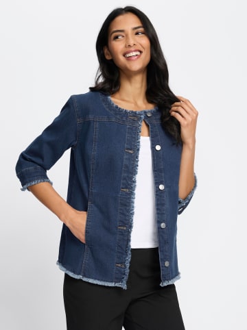 Sieh an! Jeans-Jacke in blue-stone-washed