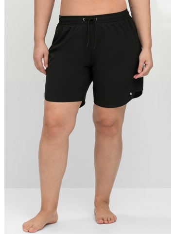 sheego Badehose in schwarz