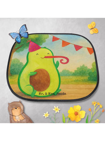 Mr. & Mrs. Panda Sonnenschutz Seitenfenster Avocado Geburtstag D... in Weiß