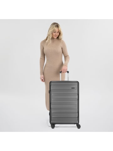 Worldpack New York 2.0 4 Rollen Trolley L 76 cm black-metallic