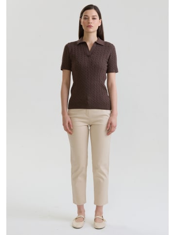 Felix Hardy Polo Shirt Kurzarm in braun
