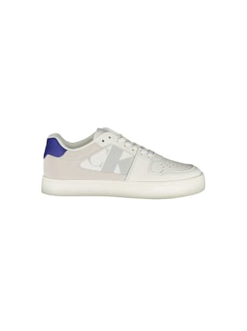 Calvin Klein Weiße Polyurethan-Sneaker