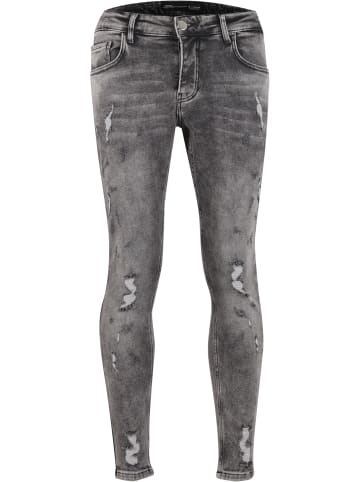 2Y Premium Skinny Fit in grey undestroyed