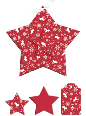 Buntpapierfabrik Ludwig Bähr Geschenkbox Stella 14,5x14,5x4cm Packung mit 5 Stück Motiv: 01