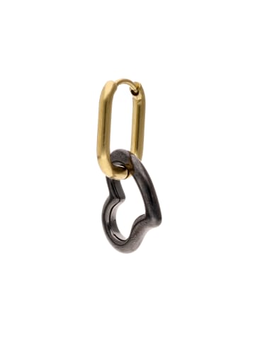 myMo Women Pair Of Earrings in Gold Black