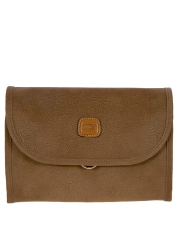 BRIC`s Life - Kulturbeutel 26 cm (olive) in camel