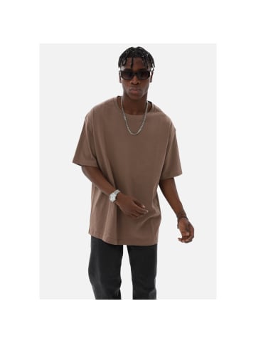 COFI 1453 Oversize T-Shirt - Heavy Weight Basic Shirt S Grau-Melange in Grau-Melange