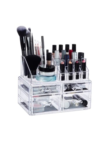 relaxdays Make Up Organizer in Transparent