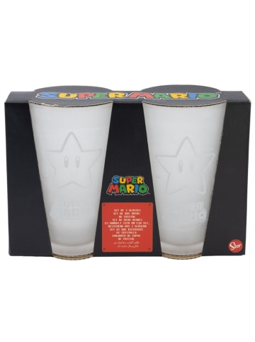 Super Mario Gläser Set 2-teilig 490ml Tumbler für Gamer & Fans