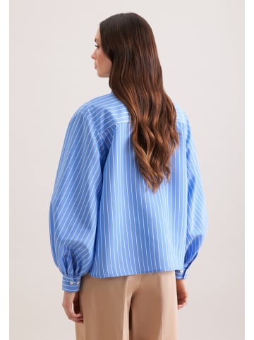 Seidensticker Schluppenbluse Regular in Mittelblau