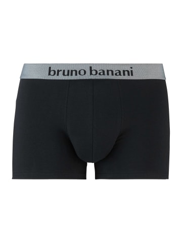 Bruno Banani Boxershorts 2er Pack in Schwarz / Graumelange