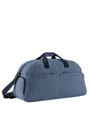 Reisenthel travelling overnighter plus - Reisetasche (herringbone dark blue) in twist blue